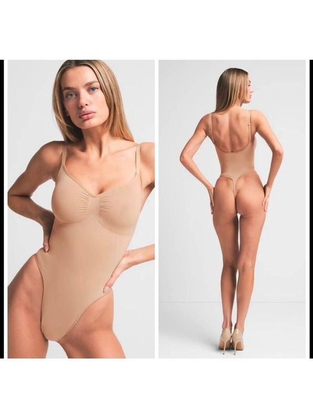 Skims Seamless Sculpt Thong Bodysuit Sz S/M